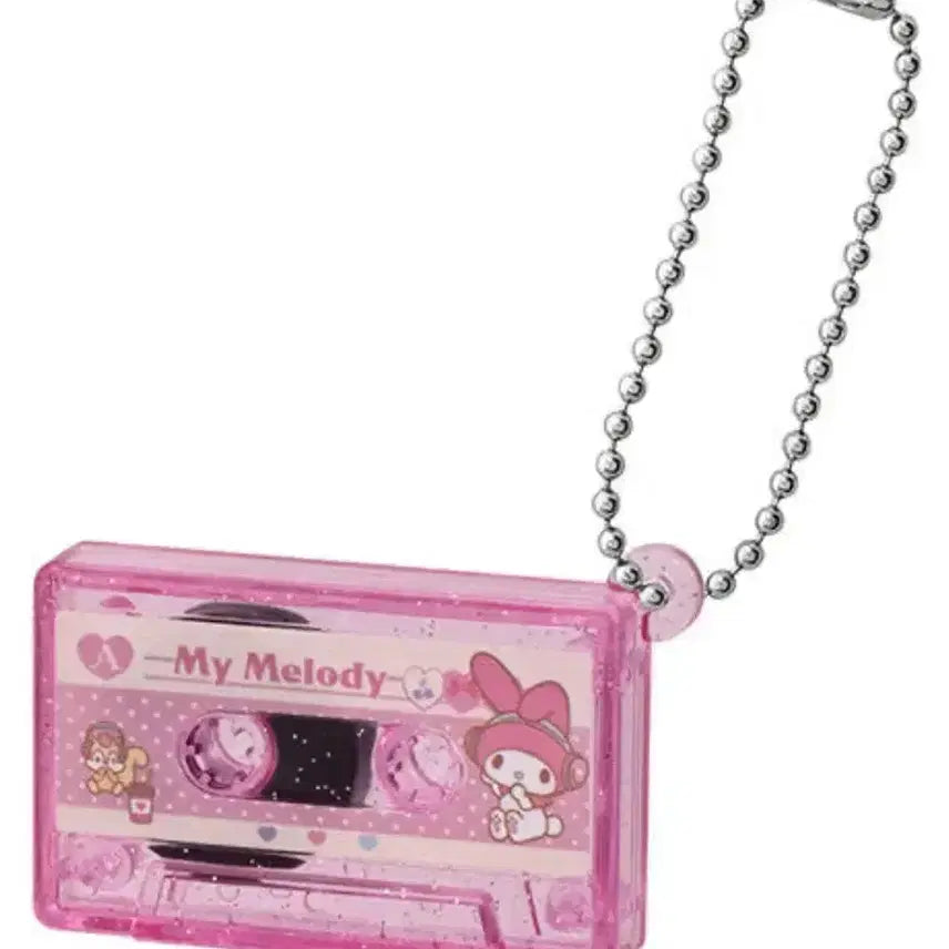 [BUNJANG] Bandai Sanrio My Melody Cassette Tape Keychain Gacha / 반다이 산리오 마이멜로디 카세트 테이프 키링 가챠