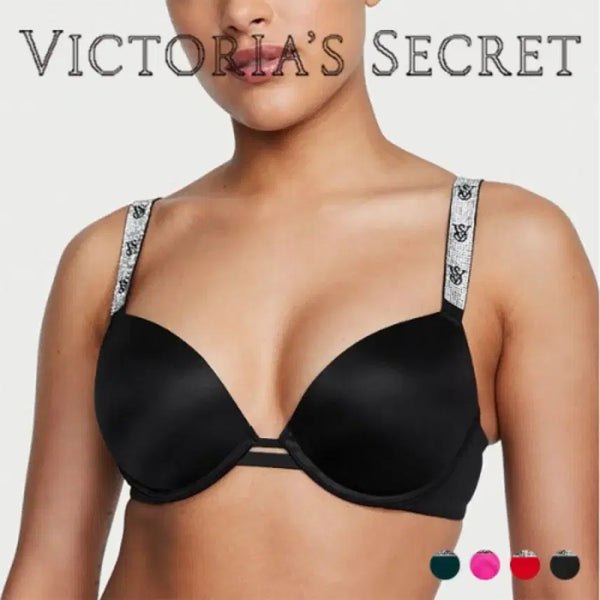 [BUNJANG] Victoria's Secret Shine Strap Bra & Thong Set (32DDD) / 빅토리아시크릿 샤인스트랩브라/티팬티세트(32ddd)