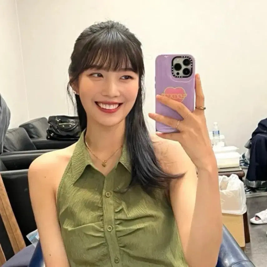 [BUNJANG] Shop Cider Khaki Sleeveless Top (S) / 샵사이다 나시
