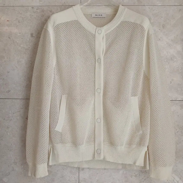 [BUNJANG] Mine Crochet Knit Cardigan / 마인 크로쉐니트 가디건(주말초특가)