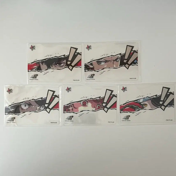 [BUNJANG] Persona 5 Protagonist Joker Ryuji Yusuke Clear Card Set / 페르소나5 주인공 조커 류지 유스케 클리어카드