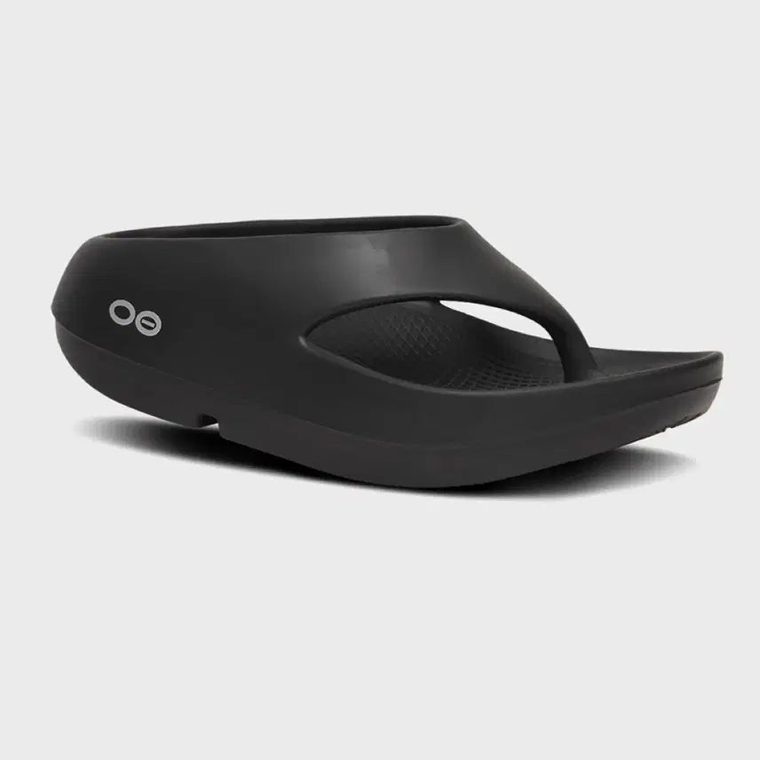 [BUNJANG] OOFOS Original Thong Sandals Black 260 / 우포스 오리지널 플러스 쪼리 블랙 260