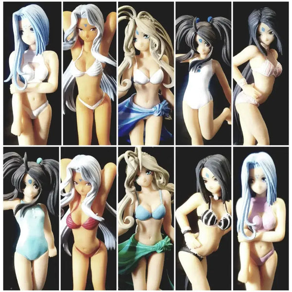 [BUNJANG] Oh My Goddess VerDandi Swimsuit Figure Full Set (10 Types) / 할인,레어,오나의여신님,수영복,풀세트,10종,베르단디,스쿨드,정품