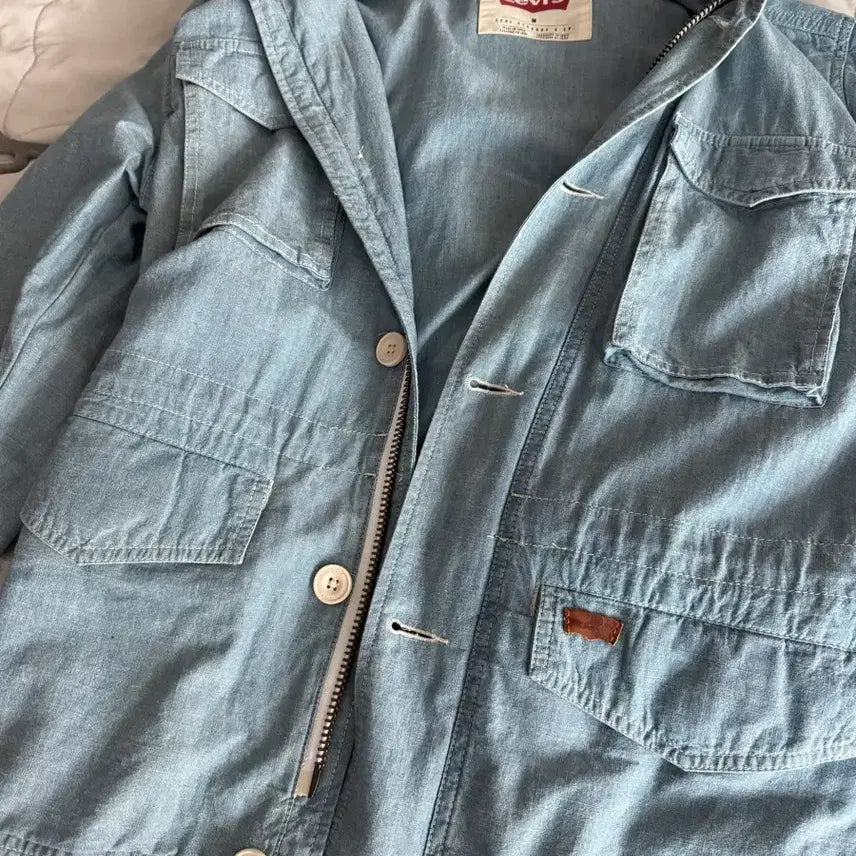 [BUNJANG] Levi's Chambray Field Jacket M / 리바이스 샴브레이 필드자켓 M