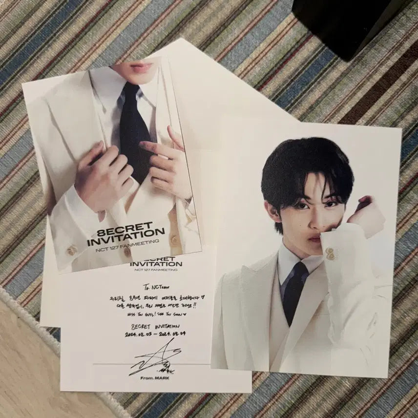 [BUNJANG] NCT 127 Mark 8ECRET INVITATION Fanmeeting MD / 엔시티127 마크 8ECRET INVITATION 초대장 팬미팅 MD 양도합니다 !