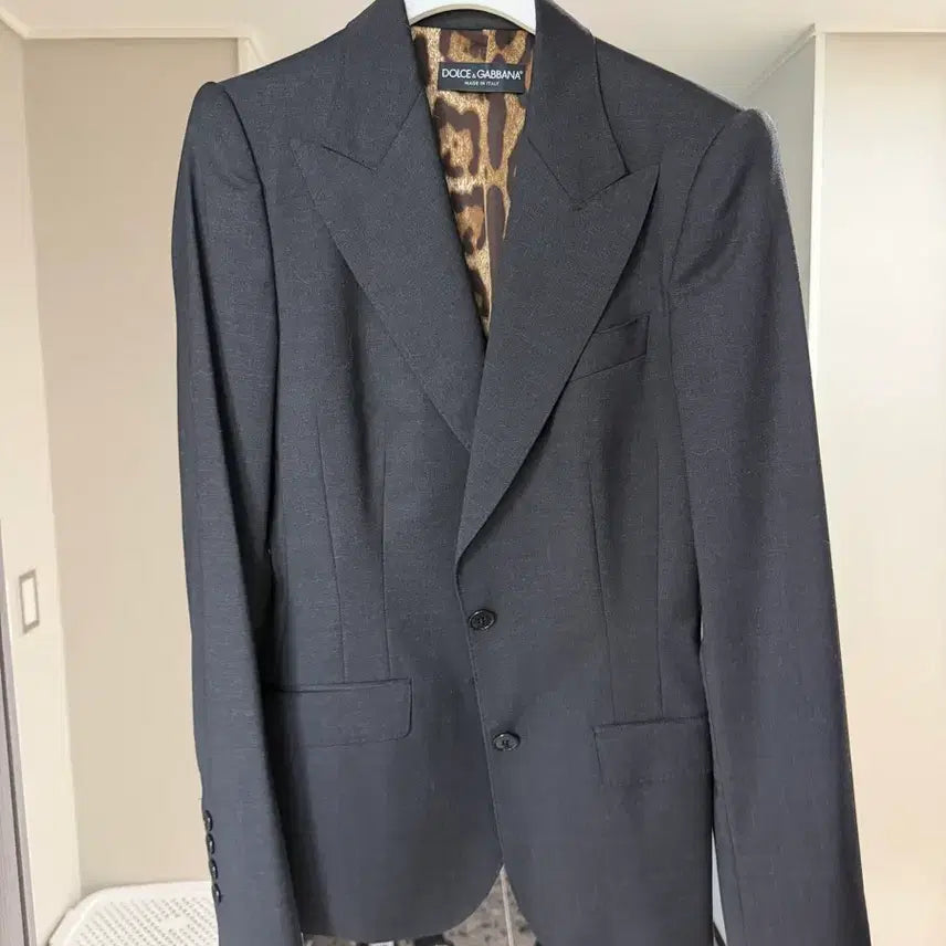 [BUNJANG] Dolce & Gabbana Black Jacket and Pants Set / 돌체앤가바나 자켓 상하의 세트(블랙)