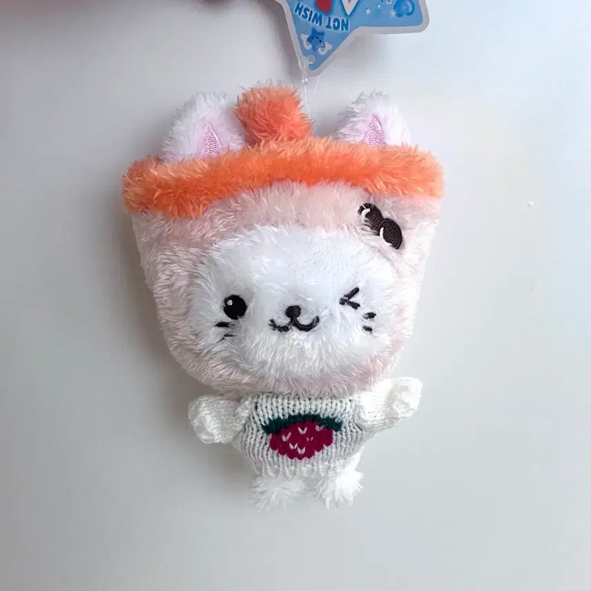 [BUNJANG] Bubble Cat + Strawberry Knit Bundle Set / 버블냥+딸기니트 양도합니당(별가방 있음)