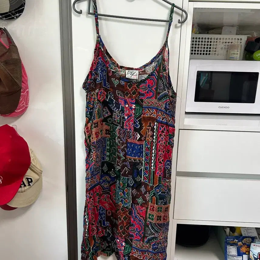 [BUNJANG] Vintage Bohemian Pattern Dress / 빈티지 보헤미안 패턴 원피스
