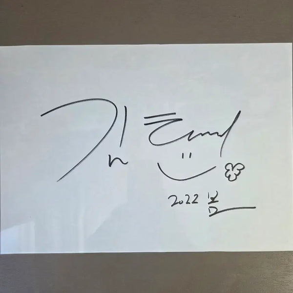 [BUNJANG] Kim Tae-ri Autographed Signed Poster / 김태리 배우 친필 싸인지