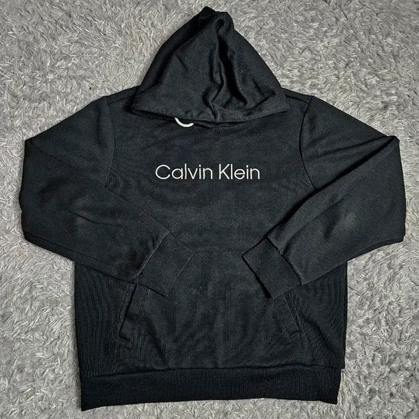 [BUNJANG] Calvin Klein Hoodie Black L / (J)캘빈클라인 후드티 블랙 L