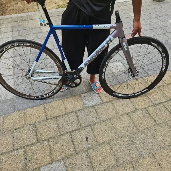 [BUNJANG] Engine11 Metal Blue Track Bicycle / 엔진11 메탈블루 반차 판/대