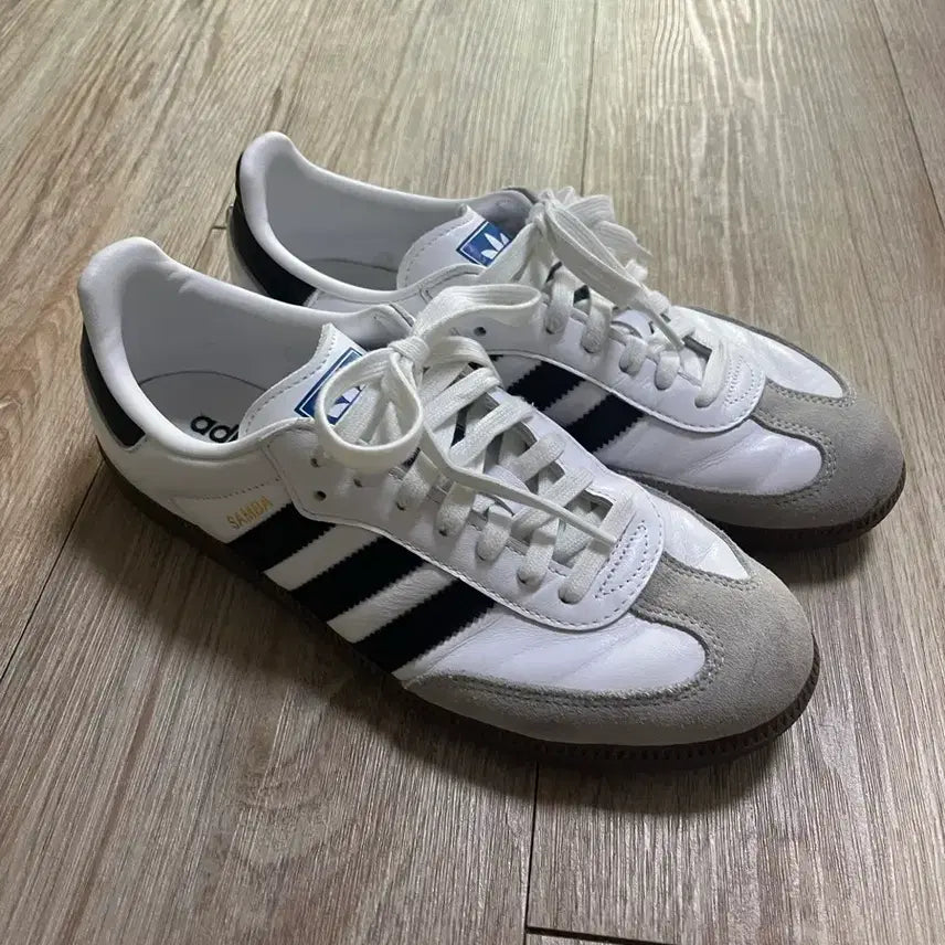 [BUNJANG] Adidas Samba OG Cloud White Shoes / 아디다스 삼바og 클라우드 화이트255