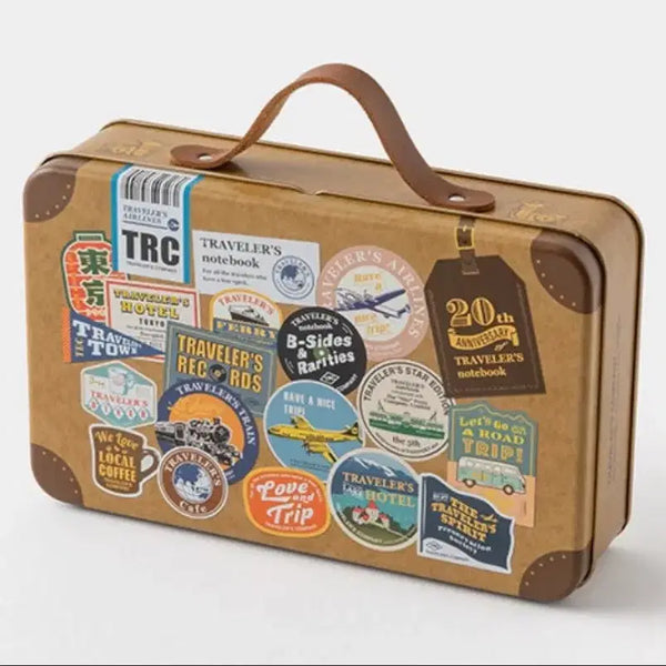 [BUNJANG] Traveler's Notebook TRC 20th Anniversary Sticker Tin Case / 트래블러스노트 TRC 20주년 스티커 틴케이스