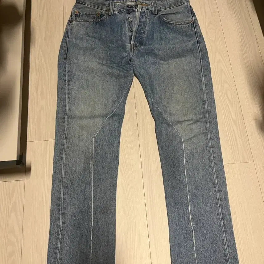[BUNJANG] Old Park Slit Jeans / 올드파크 슬릿진
