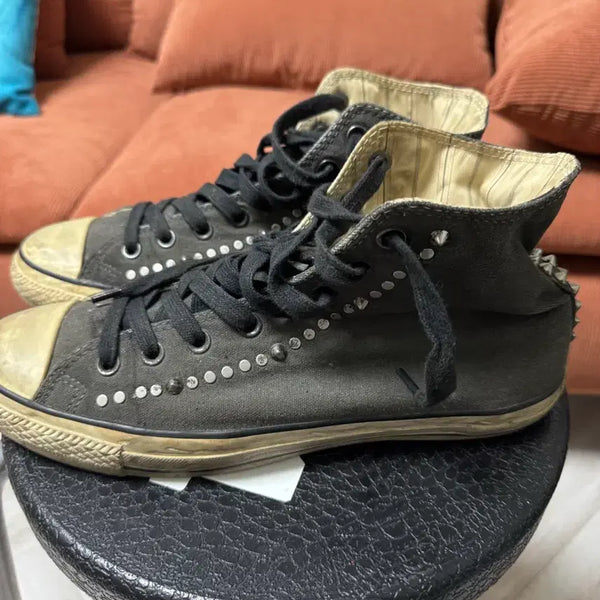 [BUNJANG] Converse x John Varvatos Painted Hardware Chuck Taylor High Top Sneakers (280mm) / 컨버스 x 존 바바토스 280mm 페인티드 하드웨어 척 테일러 하이