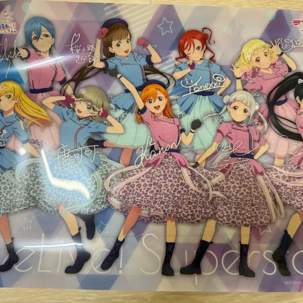 [BUNJANG] Love Live! Superstar! A3 Clear Poster Bundle Set / 러브라이브 슈퍼스타 클리어 포스터 4장 일괄