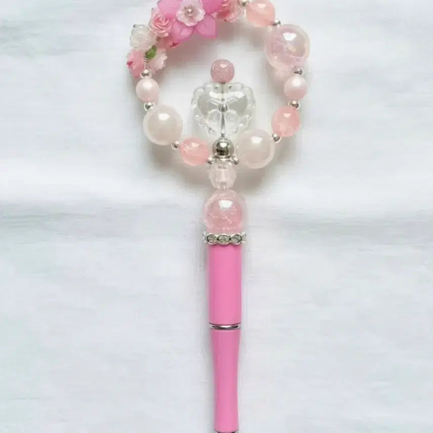 [BUNJANG] Handmade Flower Bead Ballpoint Pen / 꽃비즈볼펜