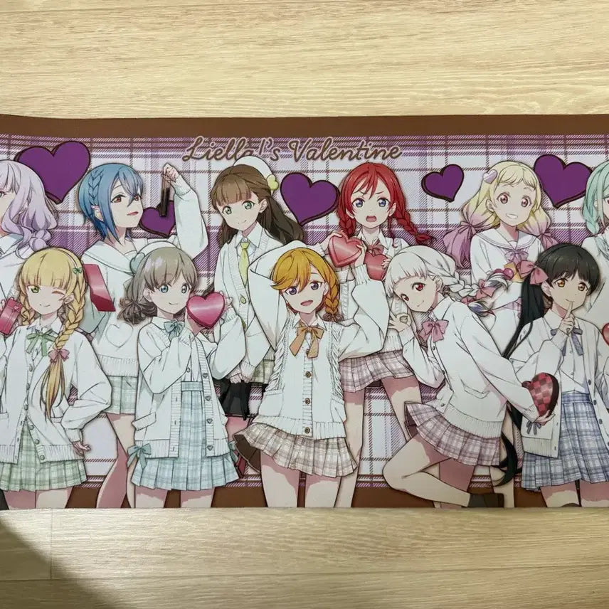[BUNJANG] Love Live! Superstar! Liella! Valentine's Desk Mat / 러브라이브 슈퍼스타 리에라 발렌타인 데스크매트
