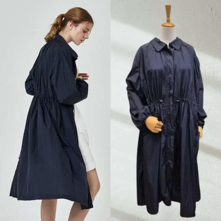 [BUNJANG] So Wool Ultra-Lightweight String Long Zip-Up Jumper / So Wool 쏘울 초경량 스트링 롱 집업 점퍼 dkny 몽클레어 프라다 듀엘 한섬