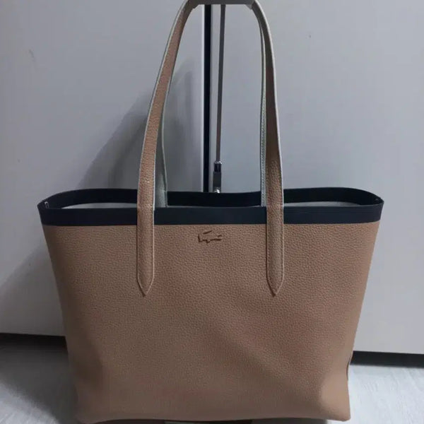 [BUNJANG] Lacoste Reversible Shoulder Tote Bag / 라코스테 양면 숄더백 쇼퍼백