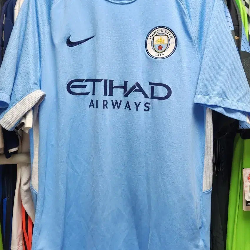 [BUNJANG] Manchester City Sergio Aguero 2017-18 Nike Authentic Jersey - Large / 맨시티 아구에로 유니폼 팝니다