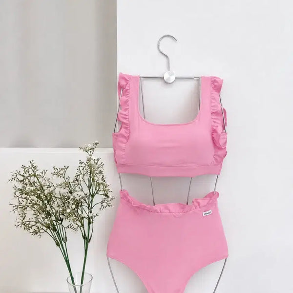 [BUNJANG] Anele Pole Wear Set S Size Pink Bikini Pole Dance Swimsuit / (새상품) 아늘폴웨어 세트  S 사이즈 핑크, 비키니 수영복 폴복 폴프의상