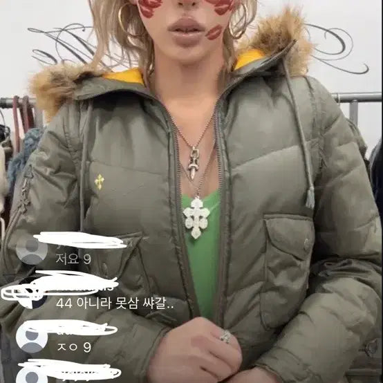 [BUNJANG] Shop502 Hooded Fur Trimmed Khaki Padded Winter Jacket / Shop502 샵오공이 대장 카키패딩
