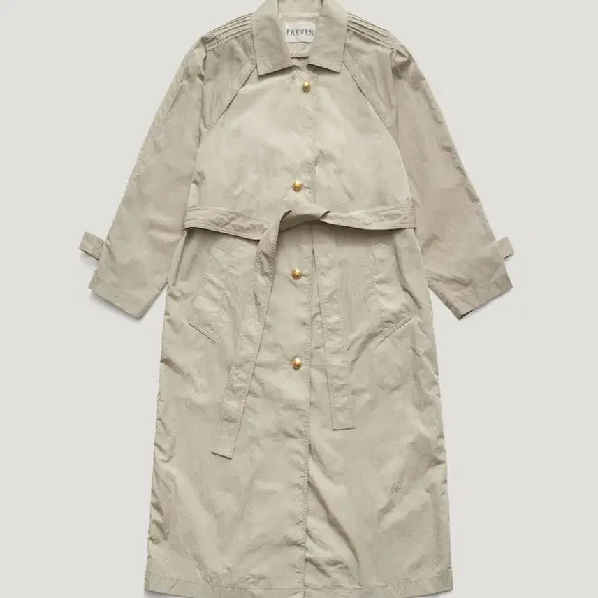 [BUNJANG] Parfange Pense Trench Coat Cobblestone / 파르벵 펜스 트렌치 코트 코블스톤