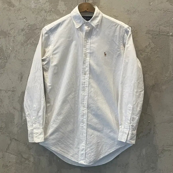 [BUNJANG] Polo Ralph Lauren Oxford Shirt White / (S추천)폴로 랄프로렌 옥스포드 셔츠 화이트