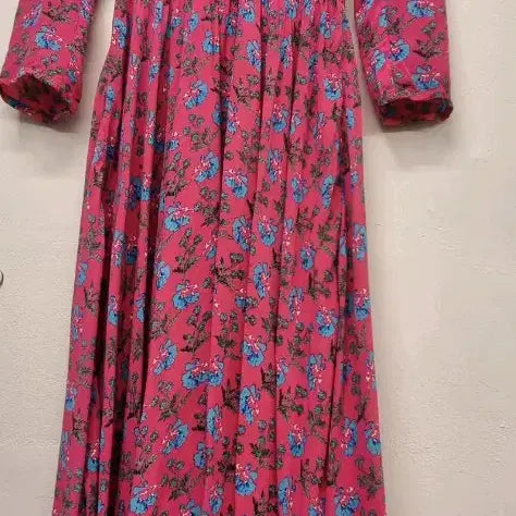 [BUNJANG] Maje Floral Print Long Dress / 44~55)maje 롱원피스
