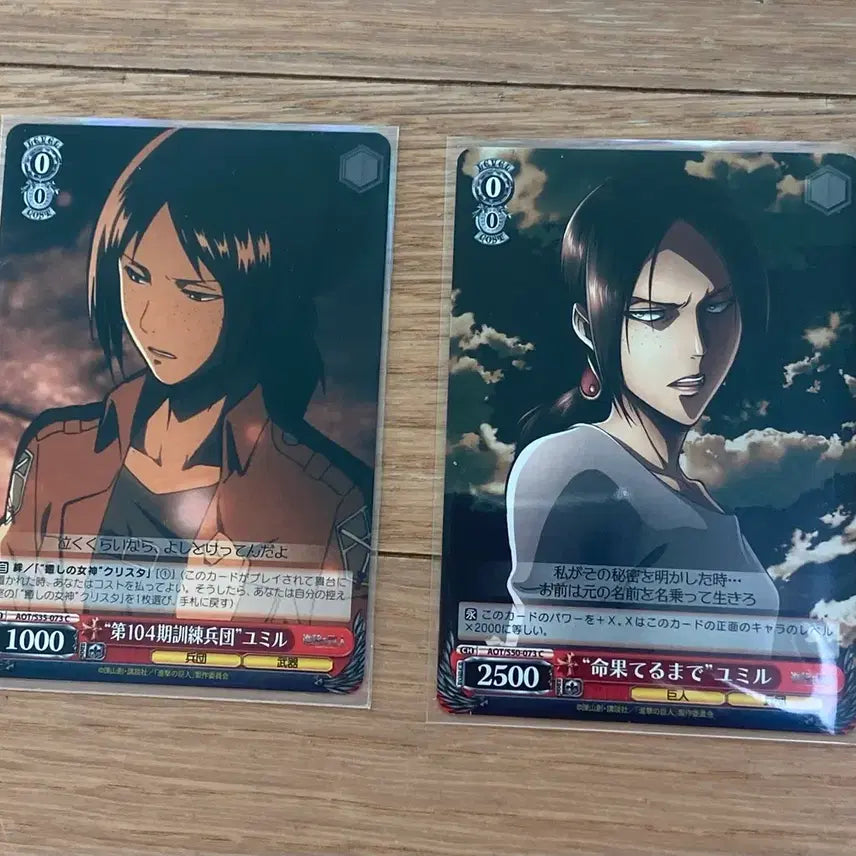 [BUNJANG] Attack on Titan Ymir Fritz Card / 진격의 거인 유미르 슈발츠 카드