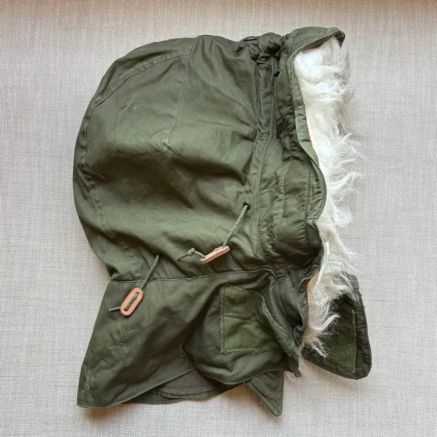 [BUNJANG] 1970s US Army M-65 Fishtail Parka Hood / 70s US Army M65 Parka OG107 Hood