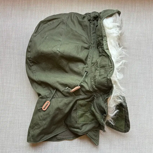[BUNJANG] 1970s US Army M-65 Fishtail Parka Hood / 70s US Army M65 Parka OG107 Hood