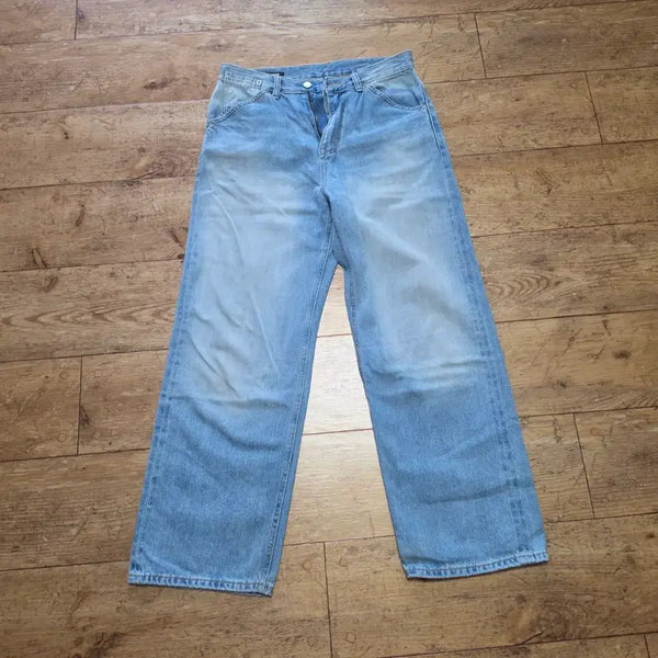 [BUNJANG] Haching Room Kuroki Regular Jeans Washed Blue / [2] 해칭룸 쿠로키 레귤러진 워시드블루