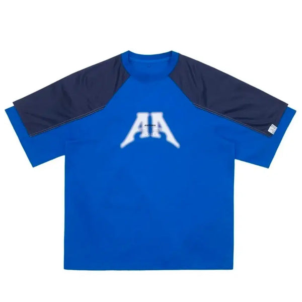 [BUNJANG] Ader Error NOLC Raglan T-Shirt Z-Blue / [L] 아더에러 nolc 래글런 티셔츠 z-blue