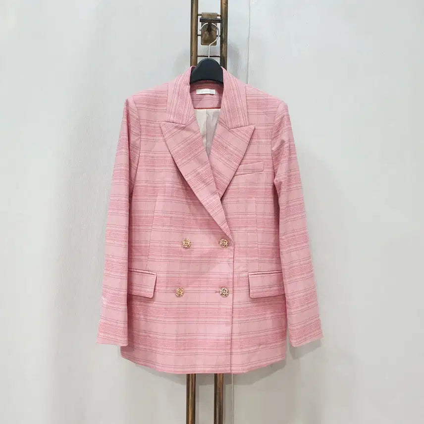 [BUNJANG] Aniver Double Check Jacket / (kk70238)아니베에프 더블 체크자켓 66