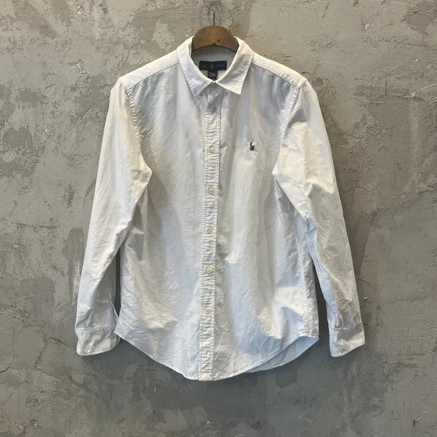 [BUNJANG] Polo Ralph Lauren Oxford Shirt White (Recommended Size S) / (S추천)폴로 랄프로렌 셔츠 화이트