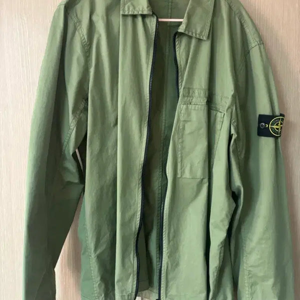 [BUNJANG] Stone Island 12619 Supima Cotton Twill Overshirt / 스톤아일랜드 12619 수피마 자켓(정품)