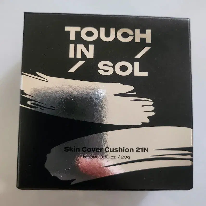 [BUNJANG] Touch in Sol Skin Cover Cushion SPF50+ PA++++ (21N) / 미개봉/터치인솔 스킨 커버 쿠션 21엔 SPF50+ PA++++