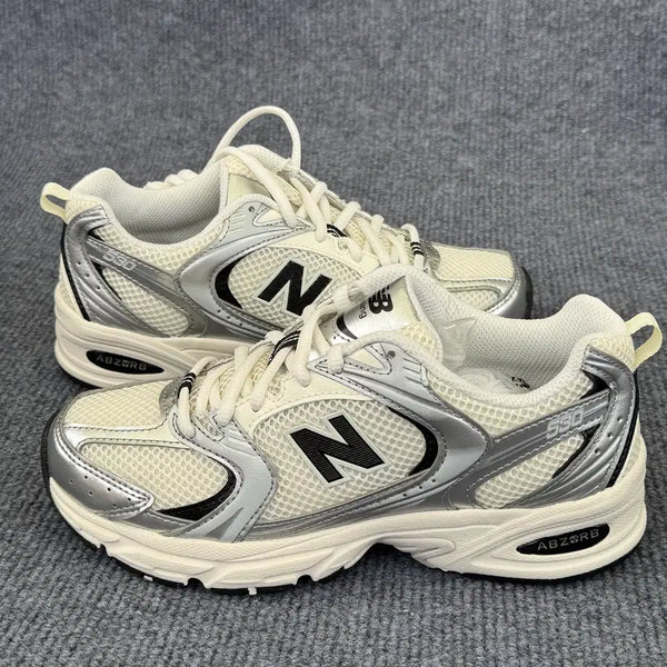 [BUNJANG] New Balance MR530 Medium Silver Cream Unisex Retro Running Shoes / 뉴발란스 MR530 미디엄 실버 크림 남녀공용 레트로 런닝화 운동화