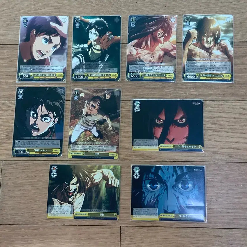[BUNJANG] Attack on Titan Eren Yeager Schwarz Card / 진격의거인 에렌 예거 슈발츠 카드