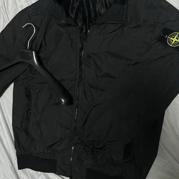 [BUNJANG] Stone Island 25ss Crinkle Reps Jacket Black XL / [xl] 25ss 스톤아일랜드 크링클랩스 바람막이 자켓 블랙