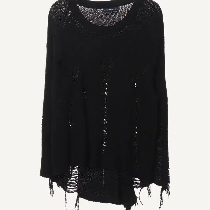 [BUNJANG] Zara Vintage Oversized Knit Black / 자라 빈티지 오버핏 니트 블랙