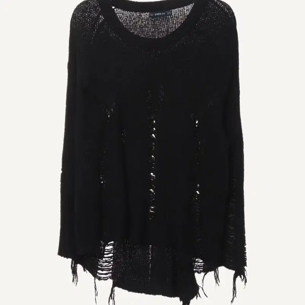 [BUNJANG] Zara Vintage Oversized Knit Black / 자라 빈티지 오버핏 니트 블랙