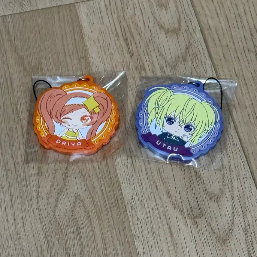 [BUNJANG] Shugo Chara! Dia & Sera Keychains Bundle / 캐릭캐릭체인지 다이아, 세라 키링 일괄