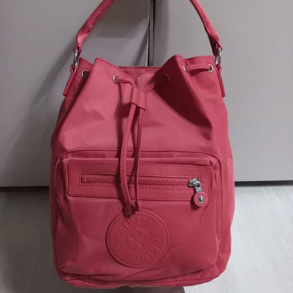 [BUNJANG] Kipling Violet Backpack Tote Bag Dark Coral / (특가정리) 키플링 바이올렛 백팩 겸 토트백. 초경량. 다크코랄