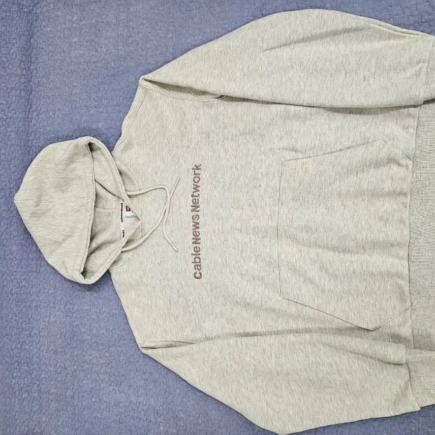 [BUNJANG] CNN Hoodie XL Oatmeal / CNN 후드티 XL