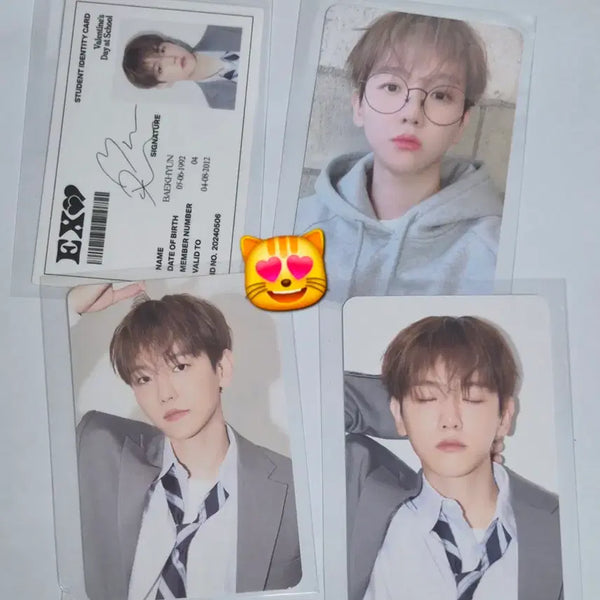 [BUNJANG] Baekhyun EXO 2024 Season's Greetings Bundle Photocards / 백현 2024 엑소 시그 시즌그리팅 포토카드 일괄