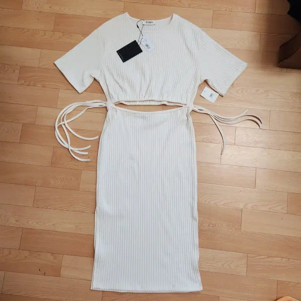 [BUNJANG] 4TH & RECKLESS Ivory Cut-Out Dress Size S / (새옷)4TH & RECKLESS 아이보리 컷아웃 원피스 S