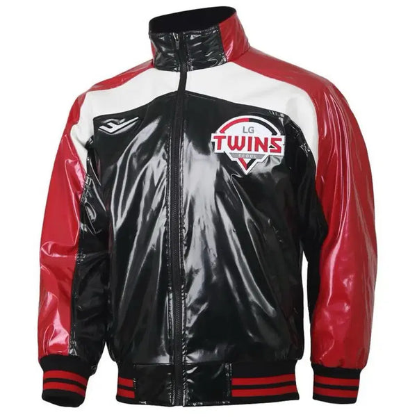 [BUNJANG] LG Twins Authentic Shiny Baseball Jacket XXL / LG 트윈스 유광 점퍼 어센틱 110 xxl